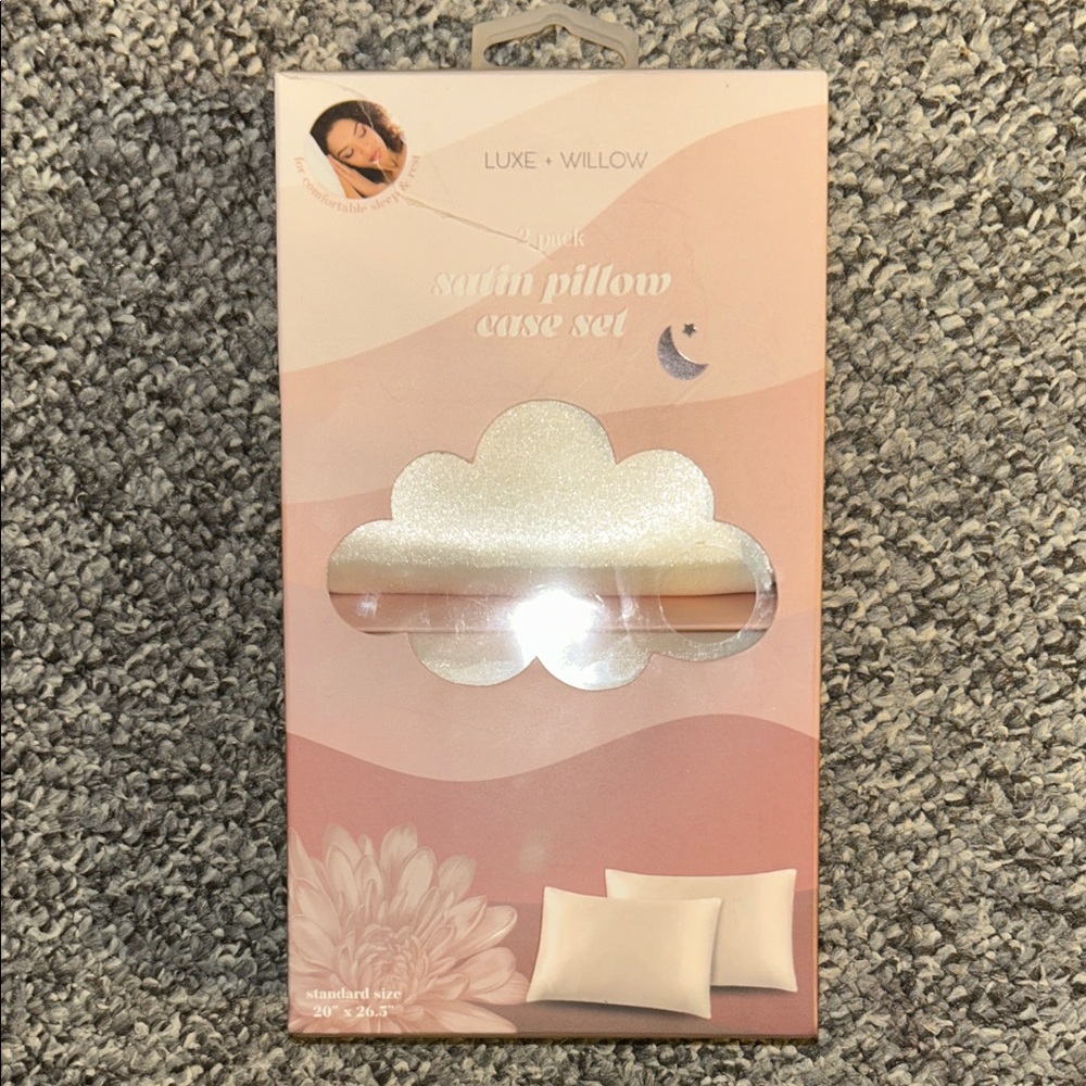 Luxe + Willow Satin Pillowcase Set